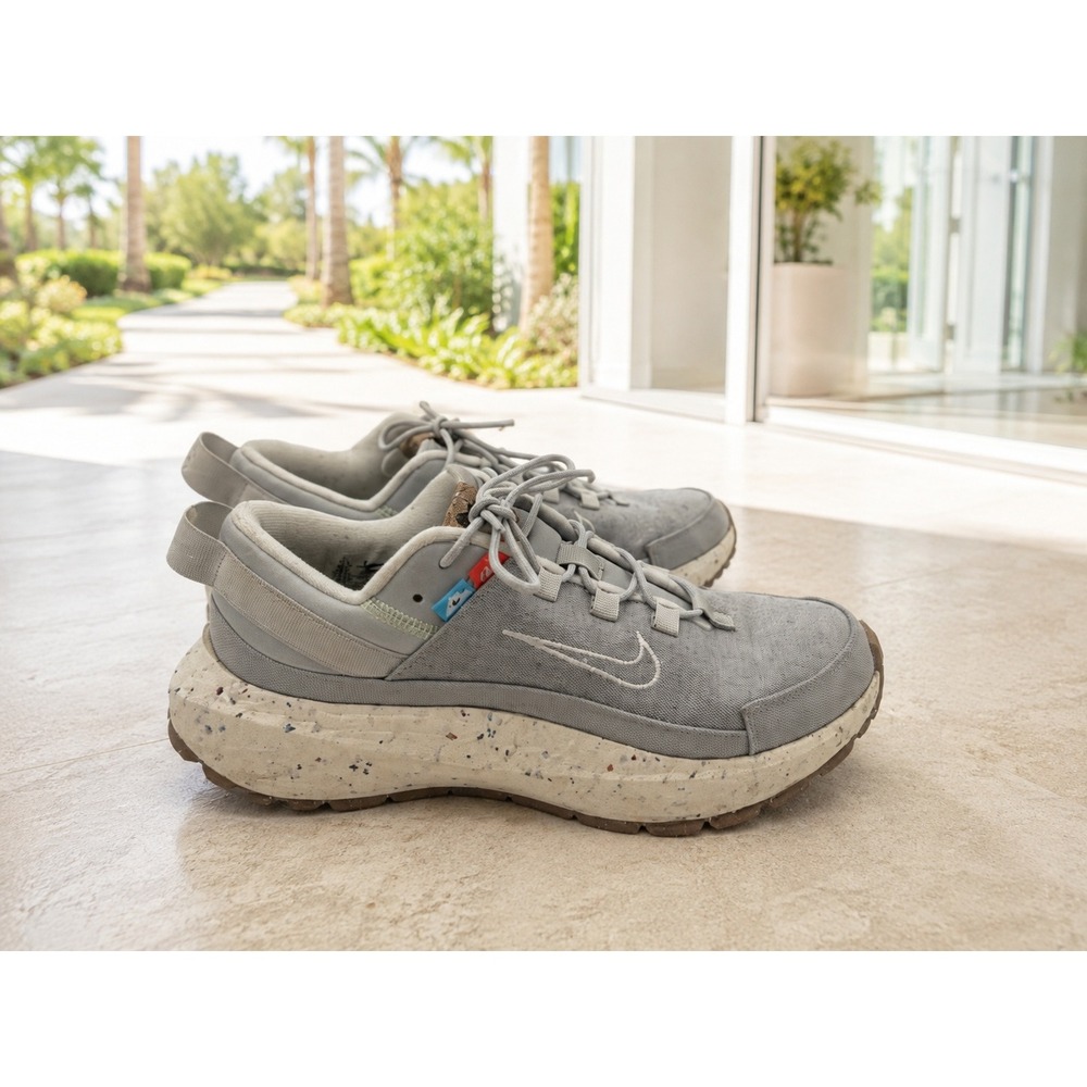 Nike Crater Remixa Grey Fog Sail Mens 6.5 Running Shoes DM0834-001 Speckled Sole